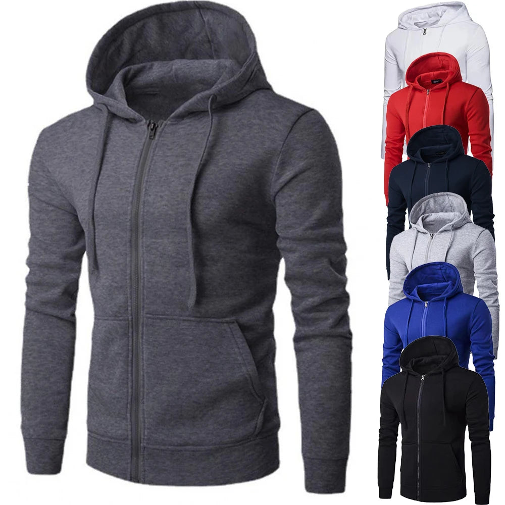 Men's Autumn Slim Fit Hoodie Sweatshirt